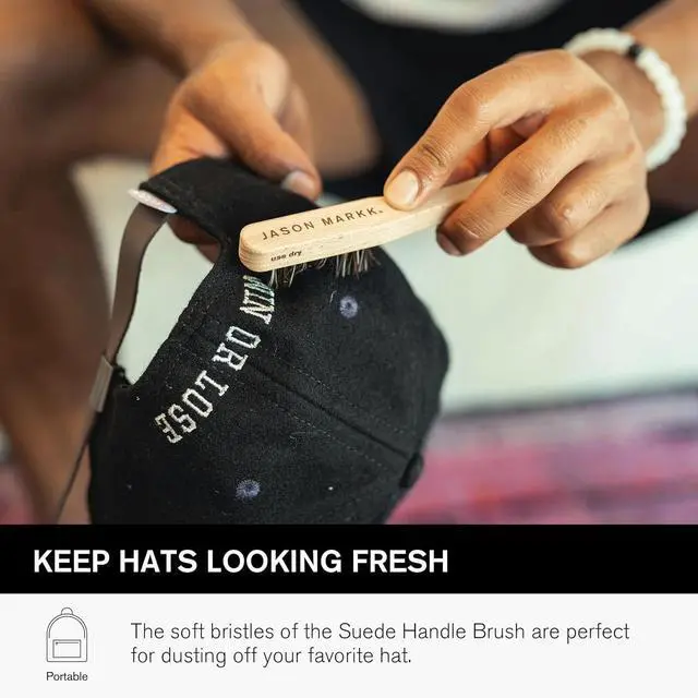 Alt view image 2 of 6 - Jason Markk Suede Cleaning Kit, 2-Piece Brush & Eraser Set for Leather & Suede