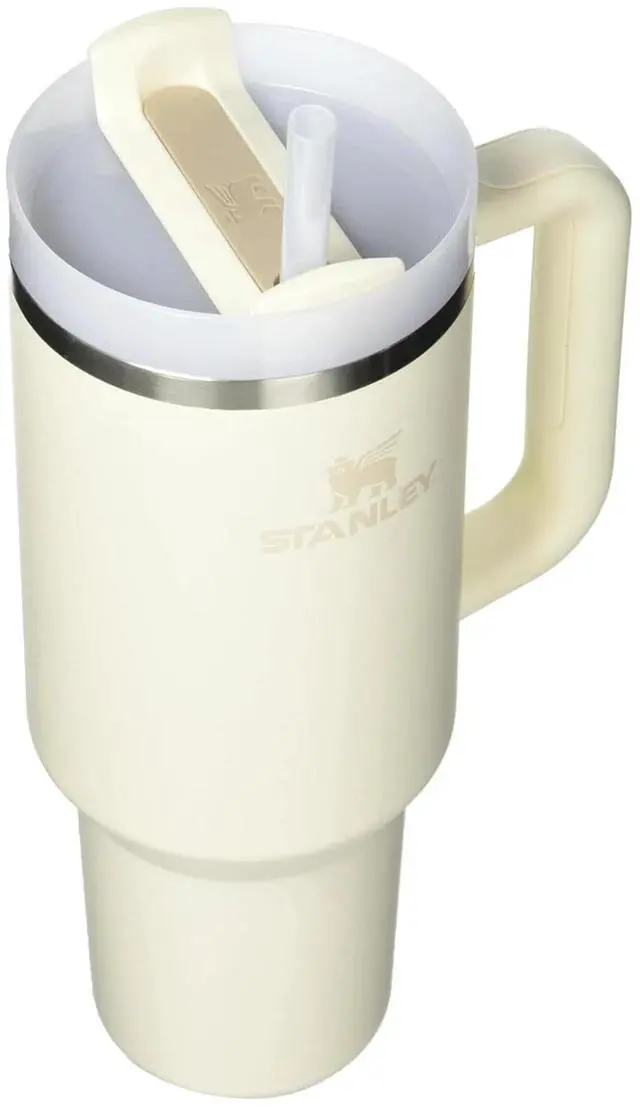 Alt view image 2 of 6 - STANLEY Quencher H2.0 Flowstate 3-Position Straw Lid Tumbler 40oz, Cream 2.0