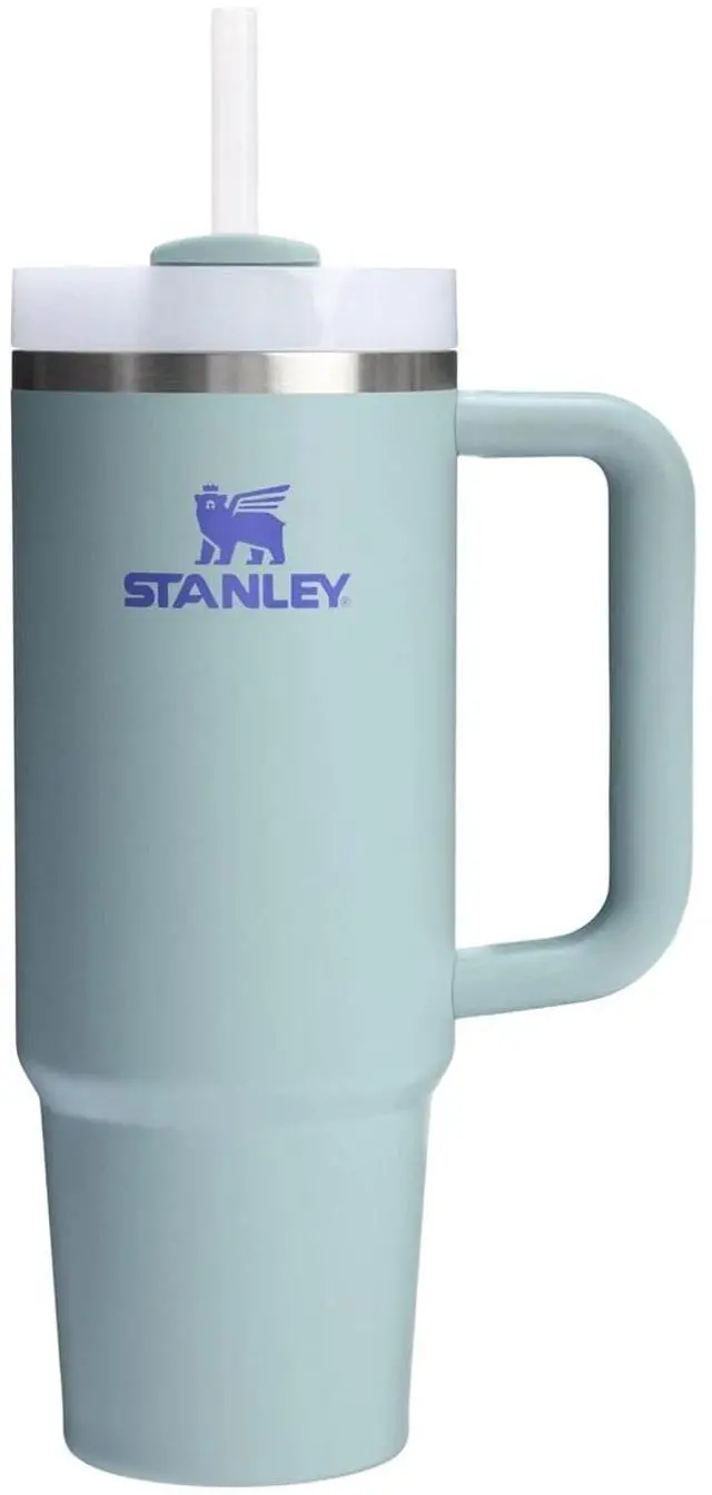 Main image of STANLEY Quencher H2.0 Flowstate 3-Position Lid Straw 30oz Tumbler, Blue Cactus
