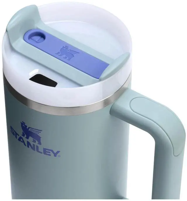 Alt view image 3 of 5 - STANLEY Quencher H2.0 Flowstate 3-Position Lid Straw 30oz Tumbler, Blue Cactus