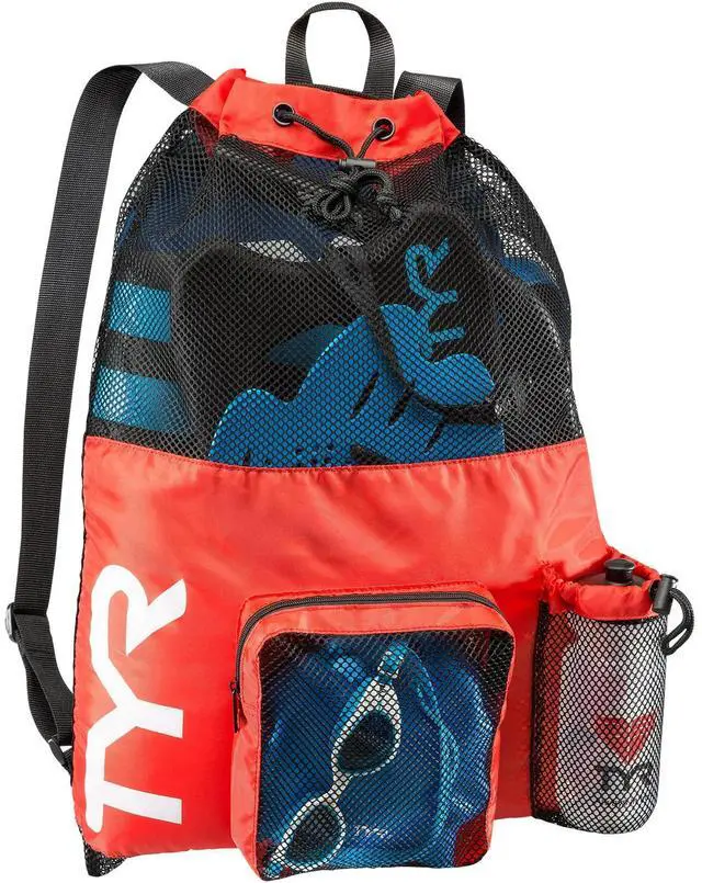 Alt view image 3 of 3 - TYR Big Mesh Mummy Lightweight & Comfortable Backpack, 40 Liter, Red
