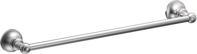 Alt view image 2 of 5 - Moen DN4424CH Collection Vale 24-Inch Towel Bar  Chrome