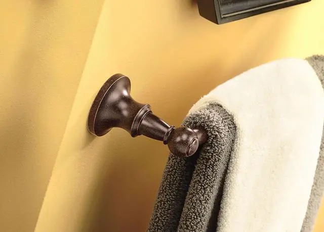 Alt view image 4 of 5 - Moen DN4424CH Collection Vale 24-Inch Towel Bar  Chrome