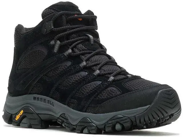 Main image of Merrell Men's Moab 3 Mid Height Durable Hiking Boot, Black Night, Size 13 Medium
