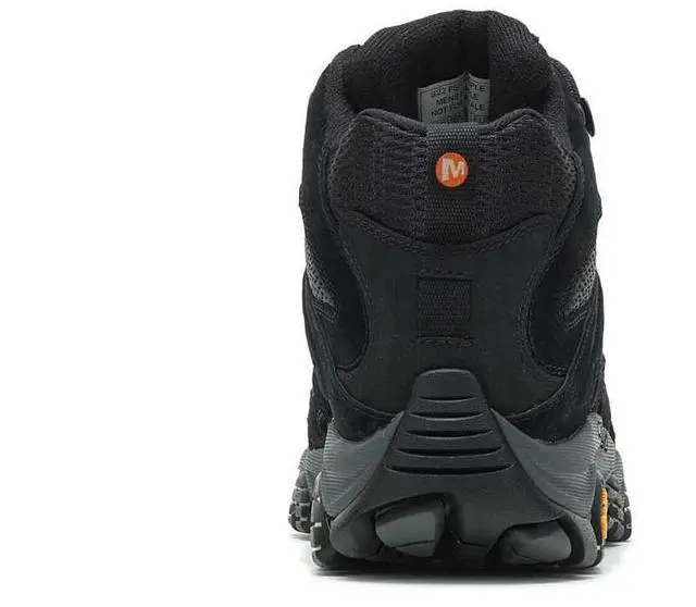 Alt view image 6 of 6 - Merrell Men's Moab 3 Mid Height Durable Hiking Boot, Black Night, Size 13 Medium