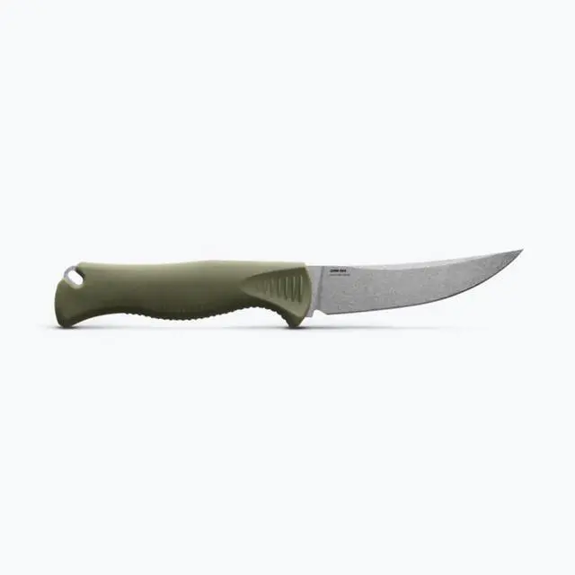Alt view image 2 of 4 - Benchmade Meatcrafter 4" Hunting and Cutlery Knife, Dark Olive Santoprene Handle