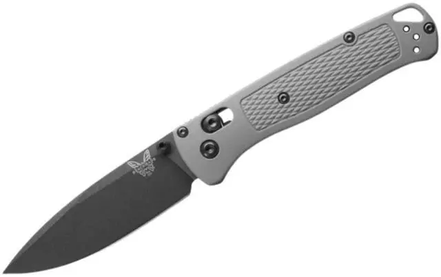 Main image of Benchmade 535BK-08 Bugout, Outdoor Lightweight Folding Knife, Storm Gray Grivory