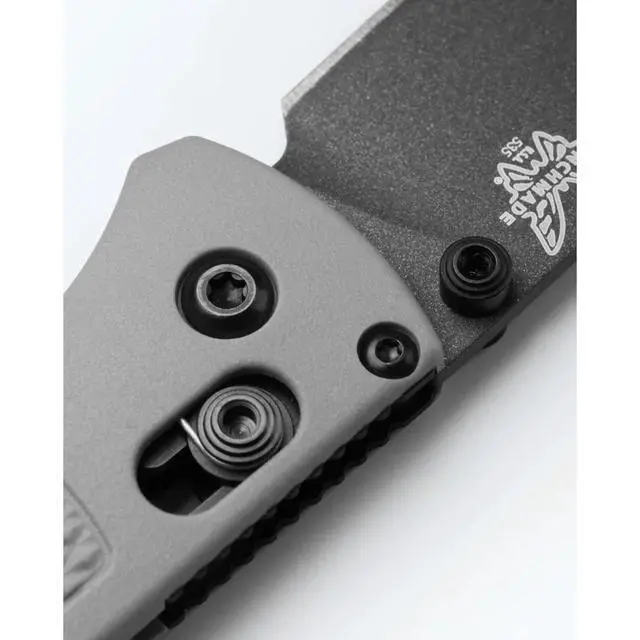 Alt view image 3 of 4 - Benchmade 535BK-08 Bugout, Outdoor Lightweight Folding Knife, Storm Gray Grivory