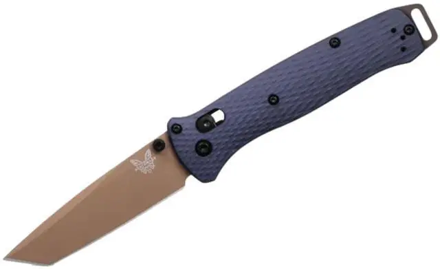Main image of Benchmade Bailout, EveryDay Carry knife, Tanto Blade, Crater Blue Aluminum