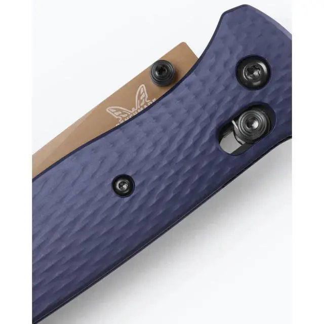 Alt view image 4 of 4 - Benchmade Bailout, EveryDay Carry knife, Tanto Blade, Crater Blue Aluminum