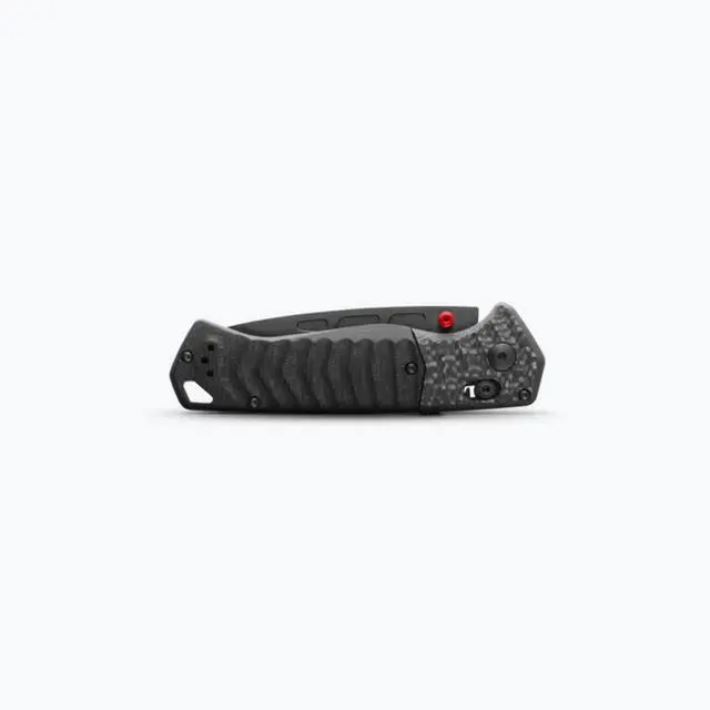 Alt view image 4 of 4 - Benchmade 593BK-01 PSK Folding Knife with Carbon Fiber & Black G10 Handle