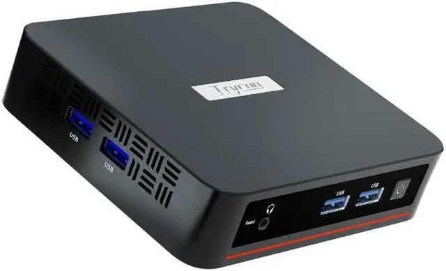 Alt view image 2 of 7 - TRYCOO Desktop Mini PC WI-4 intel Celero N5105 Desktop Computer with Windows 11 DDR4  8GB RAM / 256G SSD