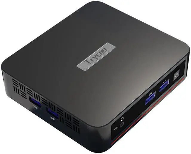 Alt view image 3 of 7 - TRYCOO Desktop Mini PC WI-4 intel Celero N5105 Desktop Computer with Windows 11 DDR4  8GB RAM / 256G SSD