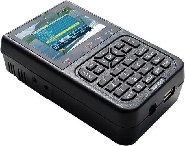 Alt view image 2 of 7 - Occus Digital Signal Finder Satlink WS 6906 3.5" LCD Screen DVB-S FTA Receptor for QPSK Satlink Satellite Signal Meter Finder WS-6906