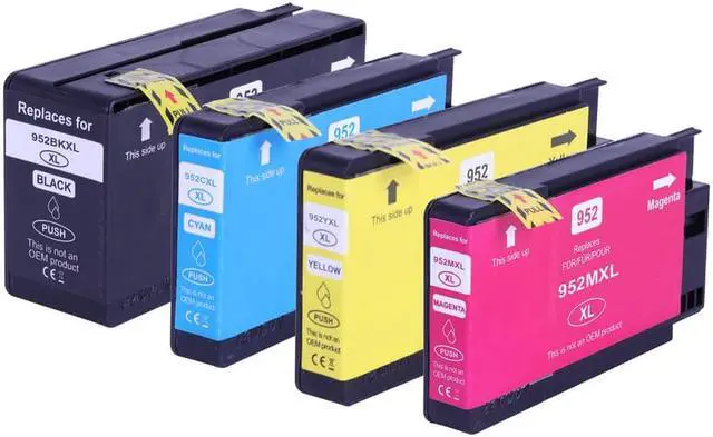 Main image of 2x Oosder 952XL Black/Cyan/Magenta/Yellow High-Yield Ink Cartridges, Compatible with HP OfficeJet Pro 7720/7730/7740/8210/8216/8702/8710/8715/8720/8725/8730/8740 (F6U19AN L0S61AN L0S64AN L0S67AN)