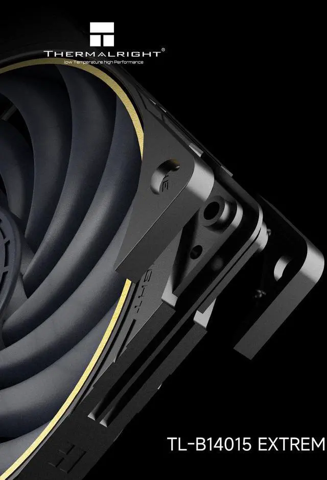 Alt view image 6 of 7 - Thermalright TL-B14015 EXTREM 140mm Slim 15mm PWM Fan 2600 RPM