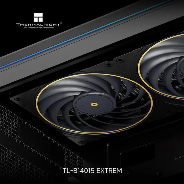 Alt view image 4 of 7 - Thermalright TL-B14015 EXTREM 140mm Slim 15mm PWM Fan 2600 RPM