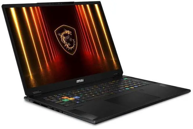 Alt view image 3 of 12 - MSI Stealth A18 AI+ A3HWIG-019US 18" Copilot+ PC Gaming Notebook - AMD Ryzen AI 9 365 (2 GHz) - 32 GB - 1 TB SSD - Windows 11 Home - NVIDIA GeForce RTX 5080 16 GB - Webcam - Wi-Fi 7 (STEALTHA18AI3019)