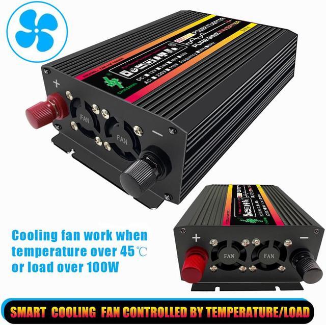 Alt view image 5 of 7 - 10000 watts inverter pure sine wave power inverter dc 12v to 110v ac car inverter