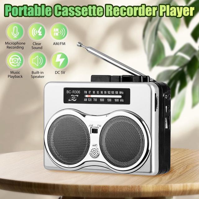 The latest Portable Cassette Recorder Player AM FM Radio Stereo