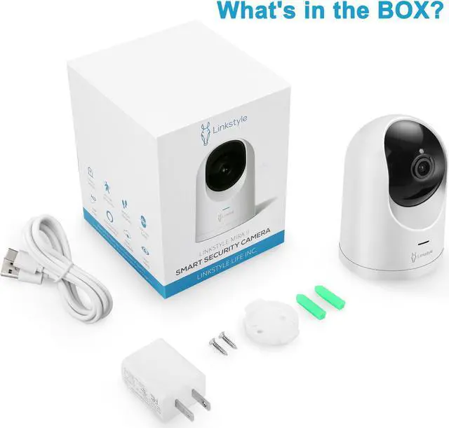 Alt view image 4 of 7 - LINKSTYLE® MIRA II Baby Monitor Camera, 2K QHD WiFi Indoor Security Camera with Advanced Motion Detection, Human & Pet AI Tracking, Night Vision, 2-Way Audio, Patrol Modes, Dual (Cloud/SD)