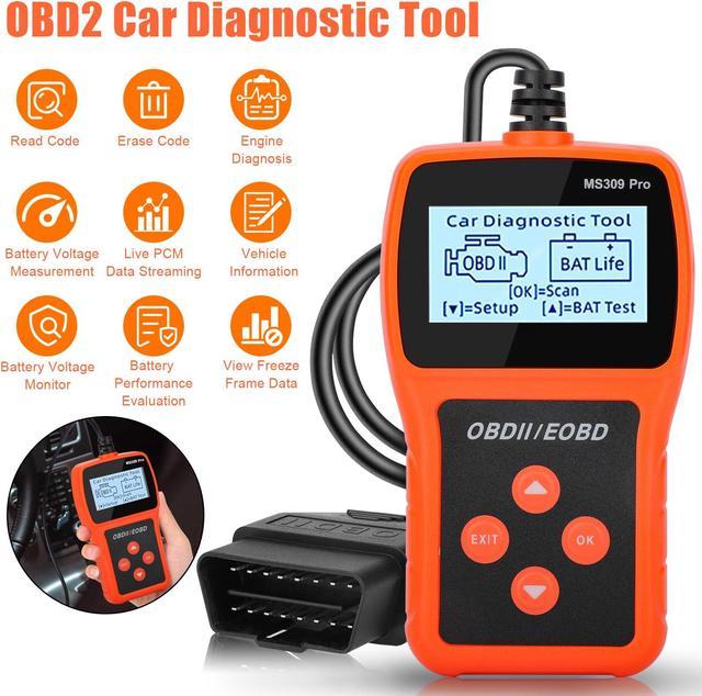Auto OBD2 Scanner - OBD Code Reader Car Diagnostic Tool Check Battery Engine  Fault 