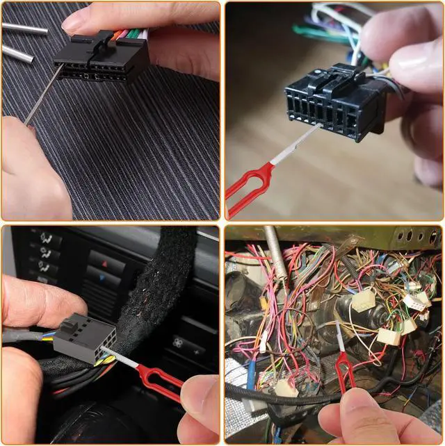 Alt view image 5 of 7 - 41 Pcs Terminal Removal Tool Kit - Durable Pin Extractor for Automotive and Electronic Connectors,Suitable for a wide array of applications, from automotive repairs to home appliance maintenance.