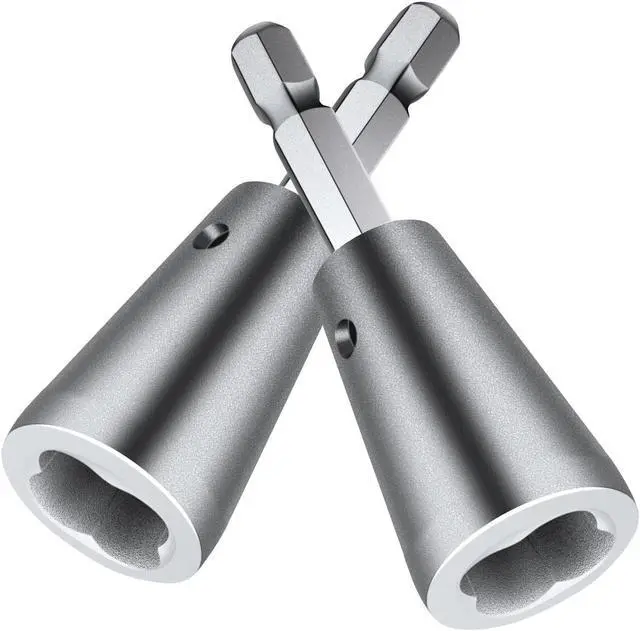 Main image of NSI 2 PCS Wire Twisting Tool Set - Aluminum Alloy Construction Enhanced Precision & Durability,1/4 hex Shank Compatible with Electric Drills,for 2.5/4/6mm² Wires