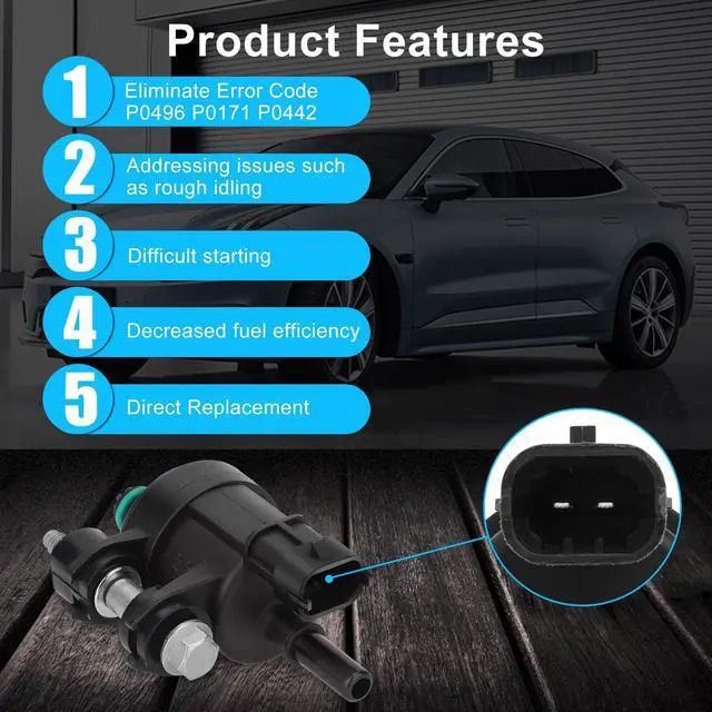 Alt view image 3 of 7 - NSI Vapor Canister Purge Valve Solenoid for Selected GM Vehicles - Replaces 12610560, 214-2137,Address Rough Idle & Fuel Efficiency Issues