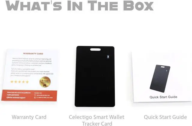 Alt view image 7 of 7 - NSI CELECTIGO Smart Wallet Tracker Card - Ultra-Thin iOS Find My Compatible, Wireless Charging, Credit Card Sized SmartCard Tracker for Wallets and Passports