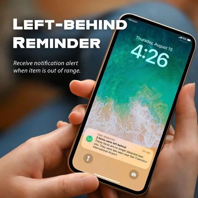 Alt view image 5 of 7 - NSI CELECTIGO Smart Wallet Tracker Card - Ultra-Thin iOS Find My Compatible, Wireless Charging, Credit Card Sized SmartCard Tracker for Wallets and Passports