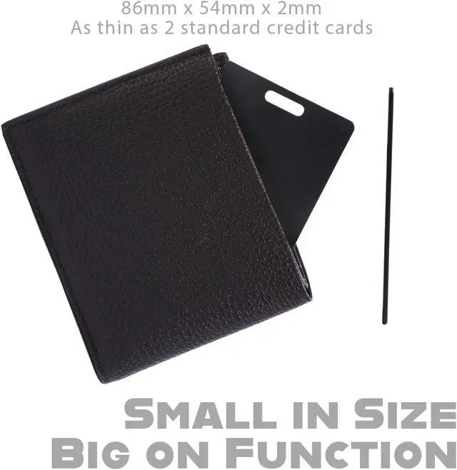 Alt view image 6 of 7 - NSI CELECTIGO Smart Wallet Tracker Card - Ultra-Thin iOS Find My Compatible, Wireless Charging, Credit Card Sized SmartCard Tracker for Wallets and Passports