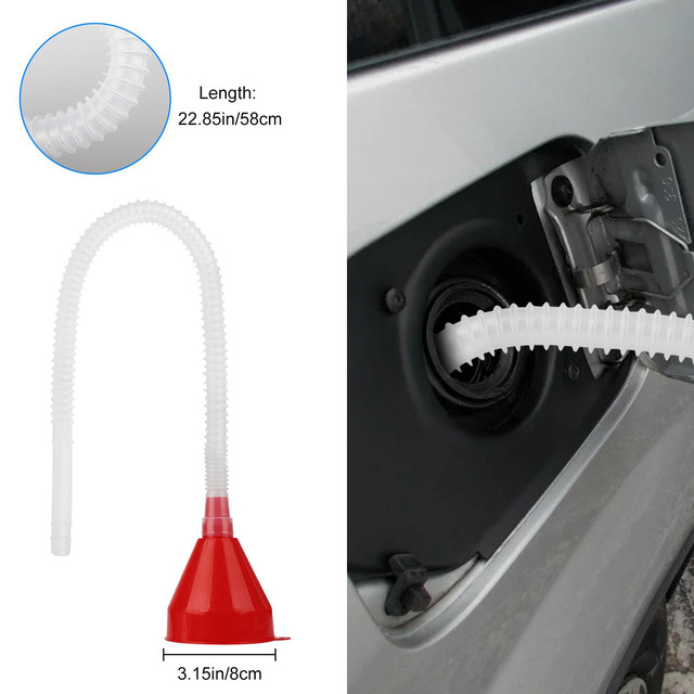 Flexible Plastic Oil Funnel For Oil Change - Surga Performance Filling Funnel