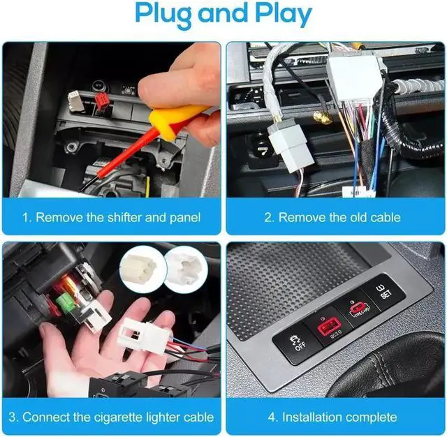 Alt view image 4 of 7 - NSI USB QC3.0 Charger + PD for VW Golf GTI R-Line MK5/MK6 (2006-2013), Jetta MK6 (2010-2014)  Dual Fast Charge with LED Indicator