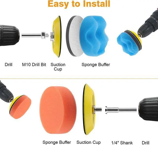 Alt view image 6 of 7 - NSI 133 Pcs 3 Inch Sanding Disc Kit,60-10000 Grit Wet Dry Sandpaper Pads for Car Headlight Restoration and Multi-Surface Polishing