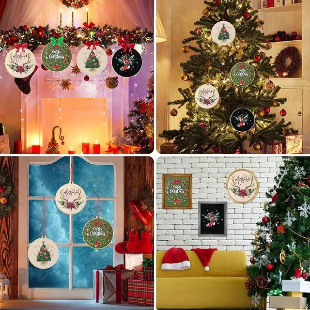 Alt view image 5 of 7 - NSI 23 PCS DIY Embroidery Pen Knitting Sewing Tool Kit - Beginner Needle Punching Kit with 50 Color Threads, 3 Interchangeable Needles, Storage Box & Accessories,Perfect Craft Gift