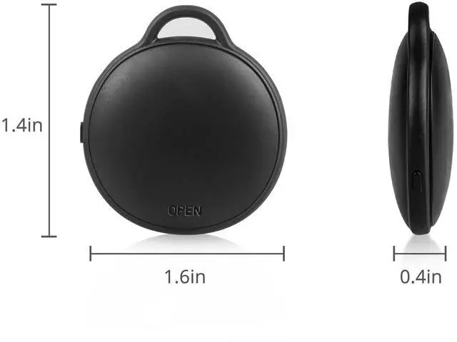 Alt view image 7 of 7 - NSI MVTAG Waterproof Bluetooth Tracker and Item Locator - Compatible with iOS Find My App - Replaceable Battery,Ideal for Keys, Bags, and Personal Items (Black)