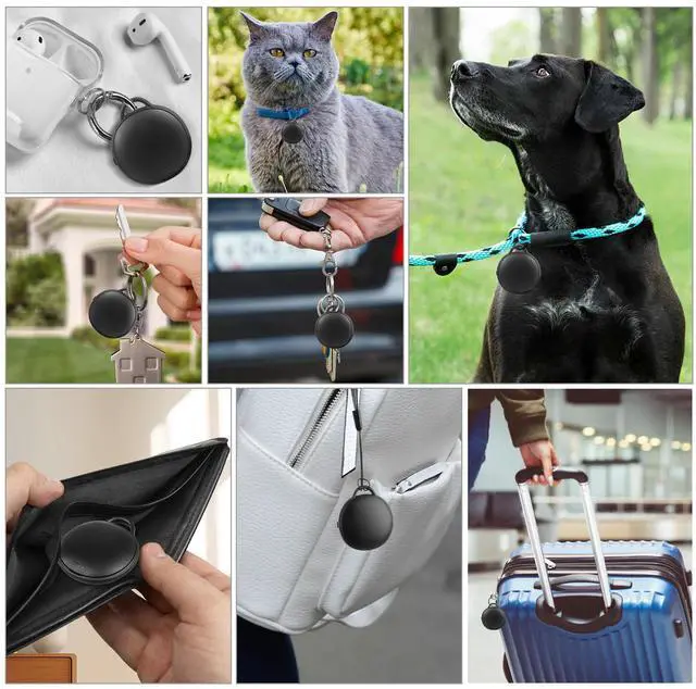 Alt view image 6 of 7 - NSI MVTAG Waterproof Bluetooth Tracker and Item Locator - Compatible with iOS Find My App - Replaceable Battery,Ideal for Keys, Bags, and Personal Items (Black)