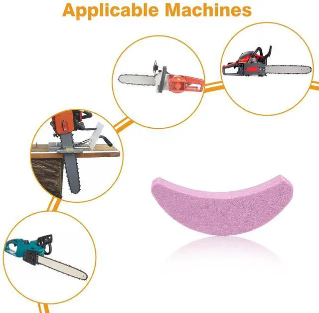 Alt view image 3 of 5 - NSI 6pcs Fast Sharpening Stone Chainsaw Teeth Sharpener Chain Saw Blade Bar 14-20in