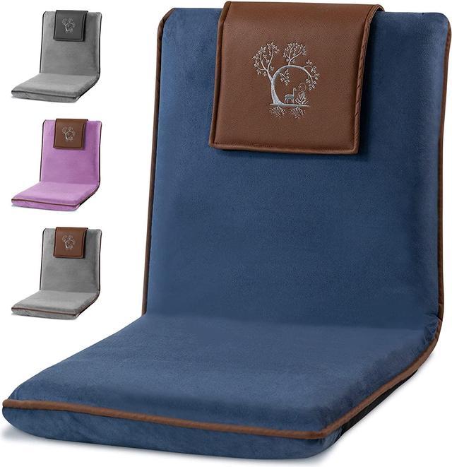 Folding Meditation floor Chair with Back rest
