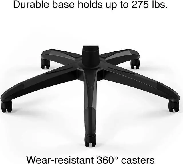Alt view image 7 of 7 - Emerge Vortex Bonded Leather Ergonomic Gaming Chair with Lumbar Support, High Back and Adjustable Tilt Lock