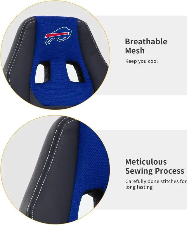 Alt view image 6 of 7 - Gaming Chairs for Adults Rolling Chair Gamer Chair Game Chair Big and Tall Gaming Chair Cheap PC Chair Office Computer Chair Gaming Chair with Lumbar Support Armrest, Kids Gaming Chairs Ages 8-12