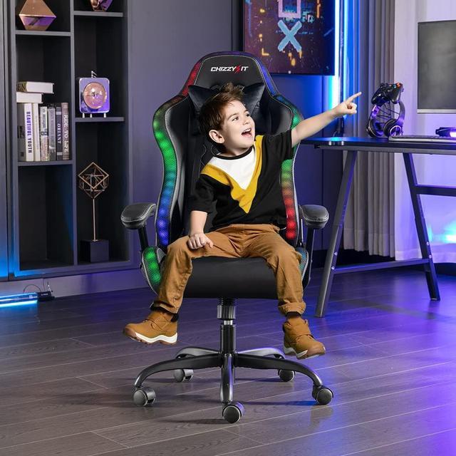 Gaming Chair with RGB LED Lights for 8 14 Video Game Chair