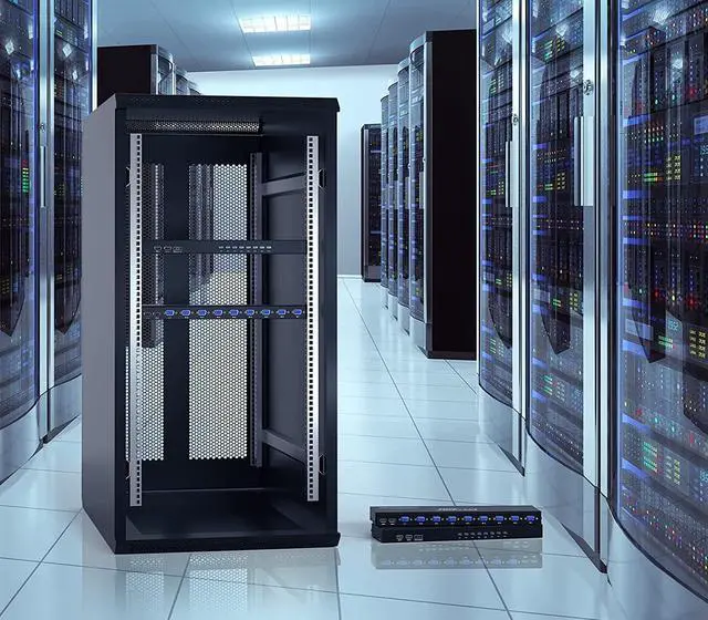 Alt view image 5 of 7 - Ennovor 8 Port VGA KVM + 9 Pack VGA KVM Cables