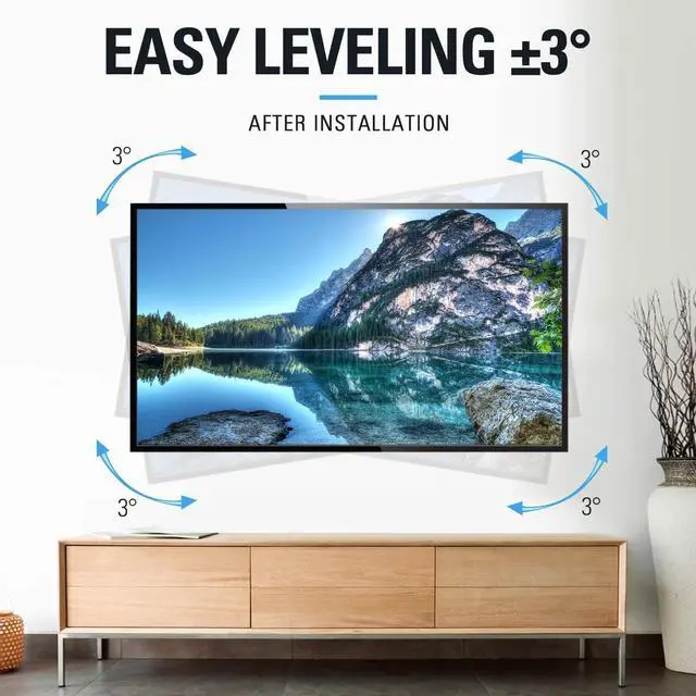 Alt view image 5 of 6 - TV Wall Mount TV Bracket for Most 42-90 Inch TV, UL Listed Full Motion TV Mount with Articulating Arms, Max VESA 800x400mm 132 lbs. Loading, Fits 16", 18", 24" Studs MD2298-XL
