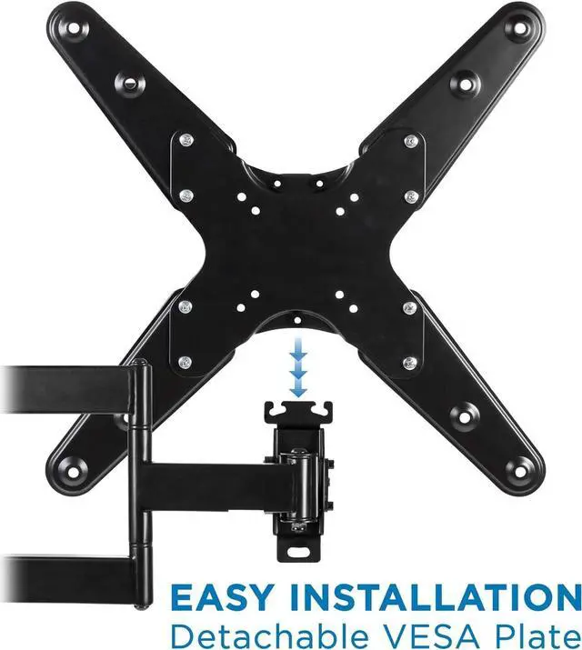 Alt view image 6 of 7 - Mount-It! Lockable RV TV Wall Mount for 42 50 55 Inch Televisions, Locking Detachable Full Motion Bracket for Travel Trailers, RVs, Campers, Motorhomes and Marine Boats, VESA 200 400, 77 Lbs Capacity