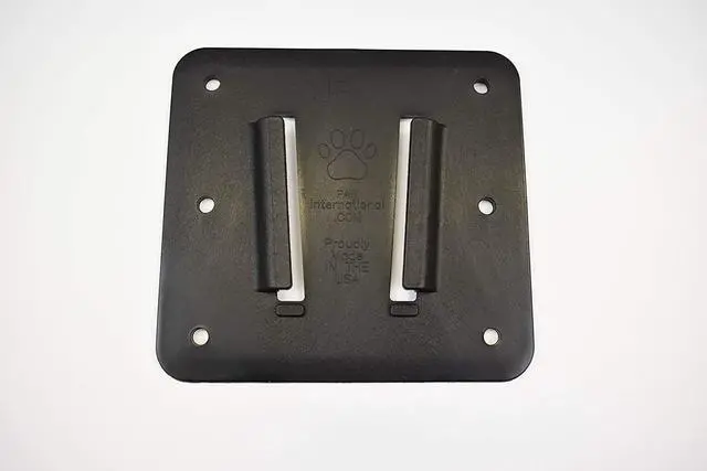 Alt view image 3 of 6 - PAW International RV TV Bracket Black 3 Piece Set | 1-Polymer TV Bracket (VESA 100x100mm) | 2-Black Polymer Wall Mounts