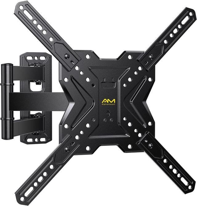 Main image of TV Wall Mount for Most 26-60 inch Flat/Curved TVs up to 77lbs, Full Motion Wall Mount TV Braket with Articulating arm Swivel Tilt Extension, Single Stud Corner TV Monitor Mount Max VESA 400x400mm