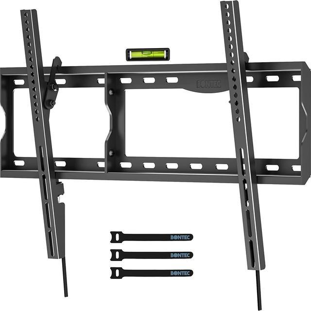 BONTEC Tilting TV Wall Mount for Most 17-86 inch LED OLED LCD Flat Curved  Screen TVs, TV Wall Bracket Holds up to 165LBS, Max VESA 600 x400mm 