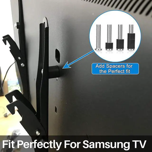 Alt view image 2 of 5 - Rust-Free M8 Screws for Samsung TV - 5 Set of Stainless Steel M8 x 45mm TV Mounting Bolts with Washers and 10mm/15mm Spacers, Replacement Wall Mount Screws, Fit 49  88 inches Samsung TVs